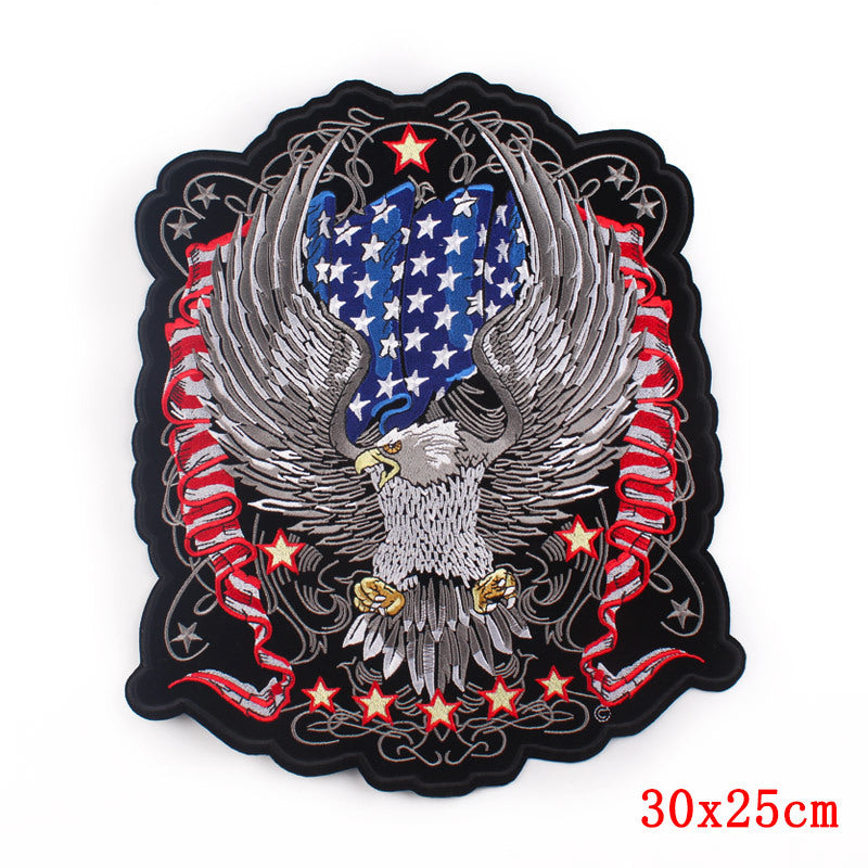 🏍️Patch Brodé Biker & Rock – Écusson Thermocollant ou à Coudre, Style Moto